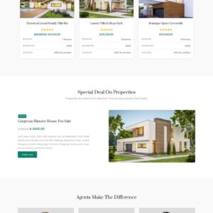 Шаблон сайта XStore агентство недвижимости