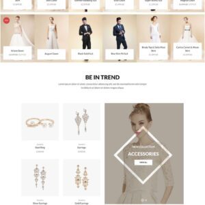 Шаблон сайта xStore свадебный салон