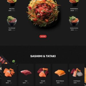 Шаблон сайта Lafka суши