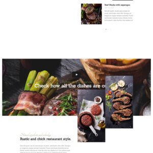 Шаблон сайта Ronneby стейк хауз